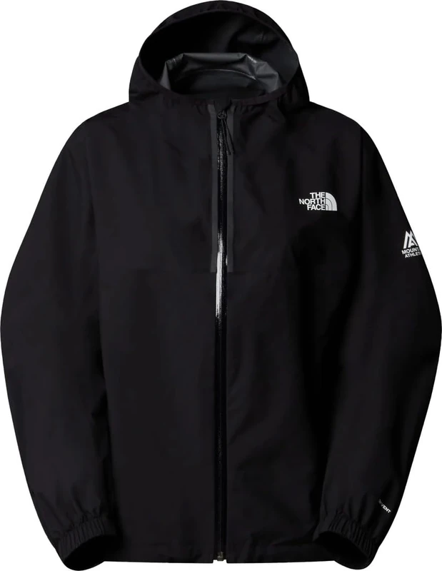 The North Face Women's Mountain Athletics Rainlit Hooded Jacket, Tnf Black, XL