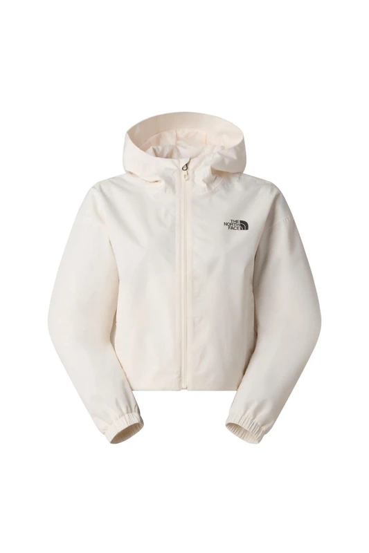 The North Face Women's Quest Mono Cropped Jacket, White Dune, XL