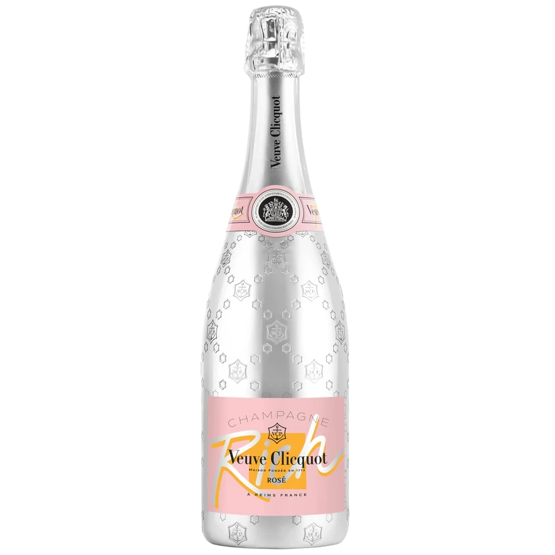 Veuve Clicquot Rich Rosé Champagne, 75cl (Pack of 6)