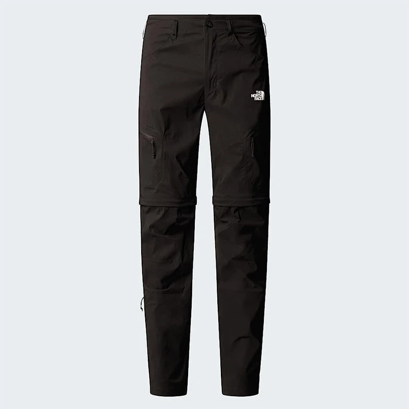 The North Face Men's Exploration Reg Tapered Convertible Pants, TNF Black, 32 - Image 1