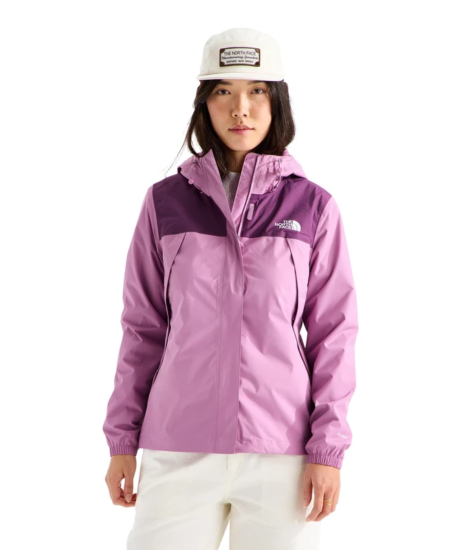 The North Face Women's Antora Rain Jacket, Hushed Lavender/Chroma, XXS