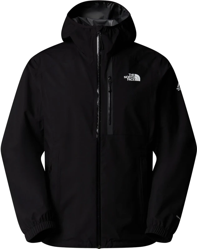 The North Face Men's Mountain Athletics Rainlit Hooded Jacket, Tnf Black, XL