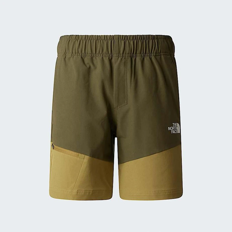 The North Face Kids Hike Shorts, New Taupe Green/Cedar, 12 Years