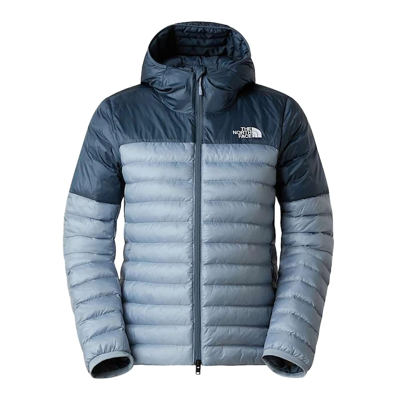 The North Face Women's Terra Peak Hoodie Jacket, Frost Grey/Granite Grey, XXL