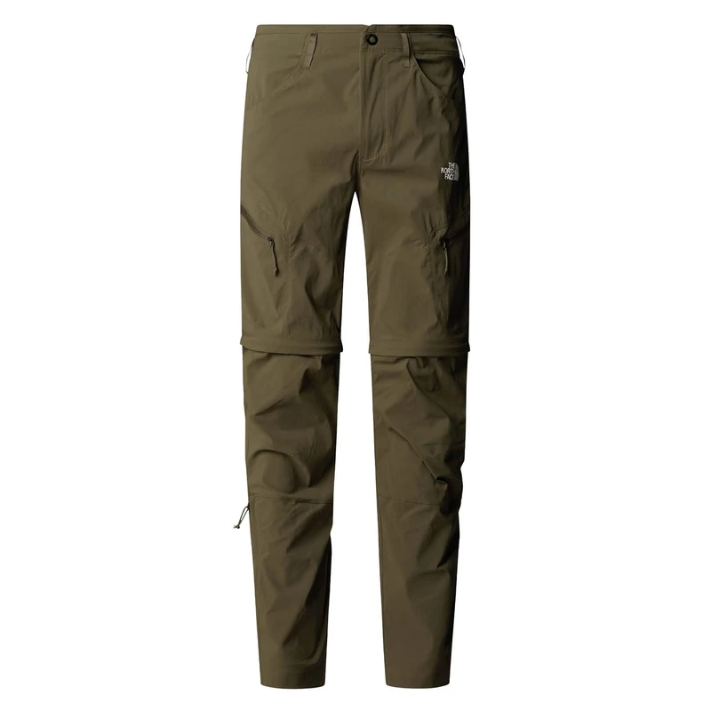 The North Face Men's Exploration Reg Tapered Convertible Pants, New Taupe Green, 36