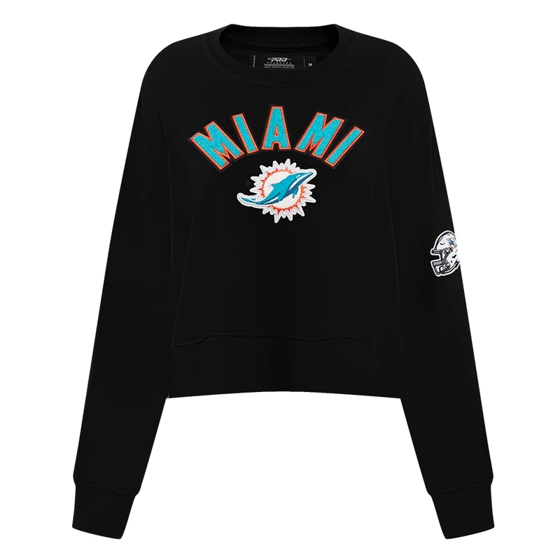 Pro Standard Womens NFL Las Vegas Raiders Classic Chenille Crewneck Sweatshirt Black Xl