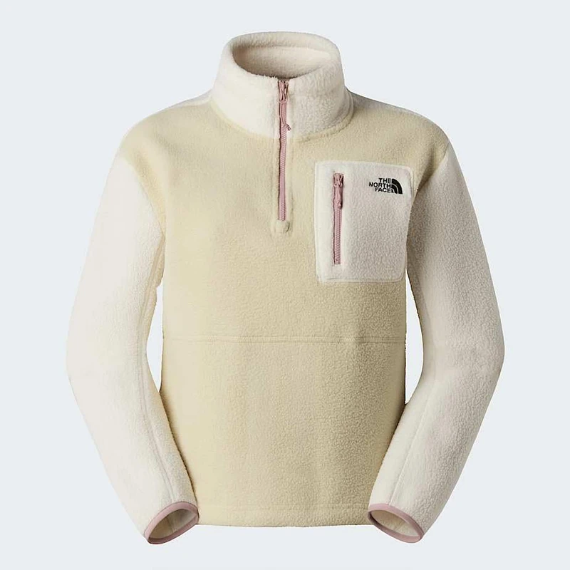 The North Face Women's Yumiori 1/4 Zip Sweatshirt, Desert Stone/Cedar/Ceda, XXL
