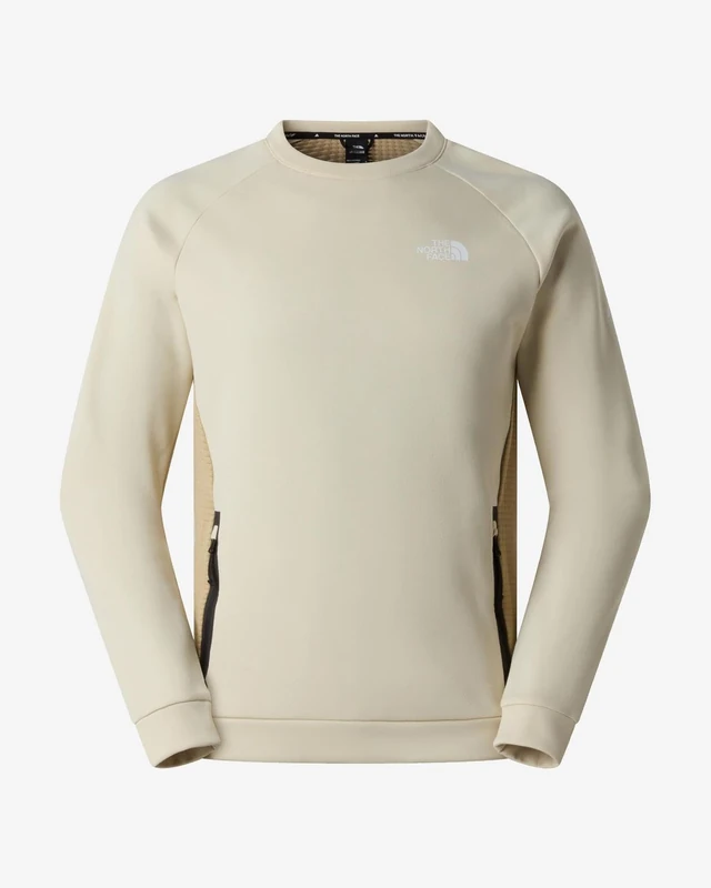 The North Face Men's Mountain Athletics Fleece Crew Sweatshirt, Desert Stone/Khaki Ston, M - Image 1