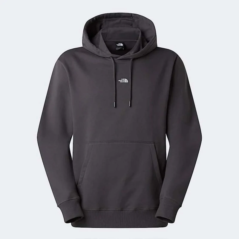 The North Face Unisex Essential Light Relaxed Hoodie, Anthracite Grey, S - Image 1