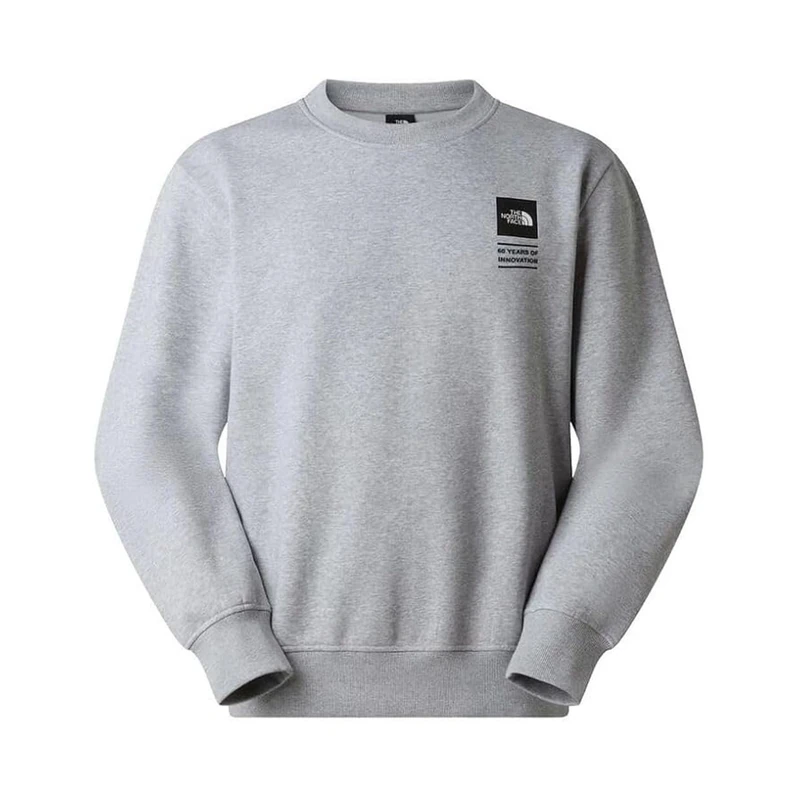 The North Face Unisex Celebration Relaxed Crew-Graphic Sweatshirt, Tnf Light Grey Heather, M