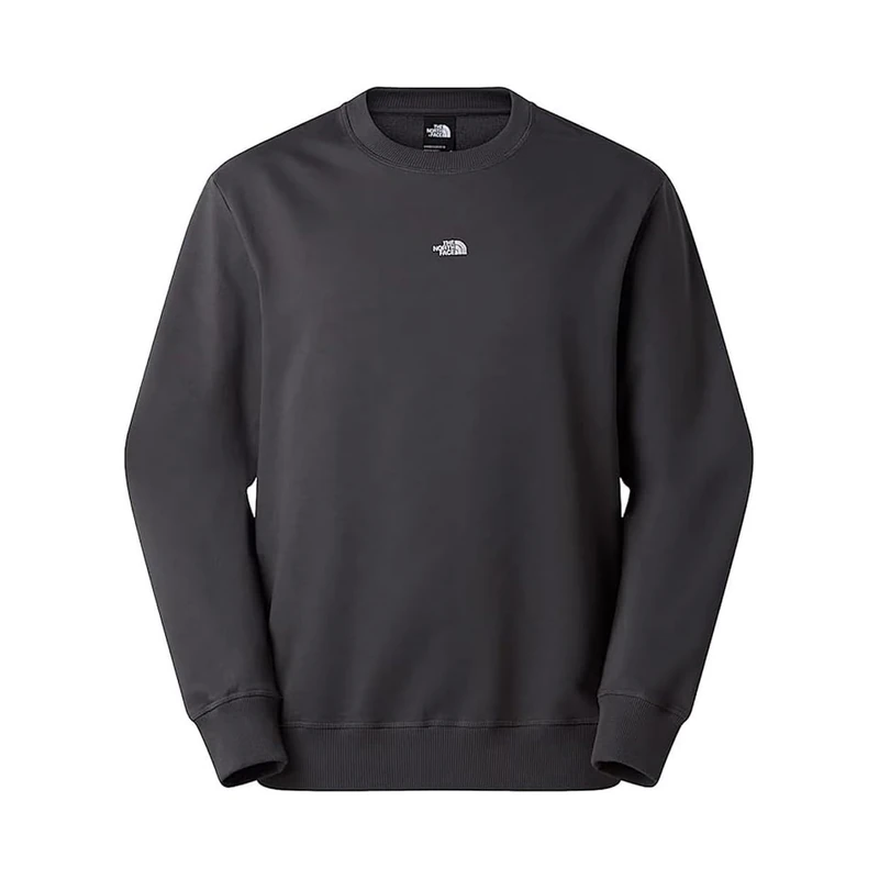 The North Face Unisex Essential Light Relaxed Crew Sweatshirt, Anthracite Grey, S