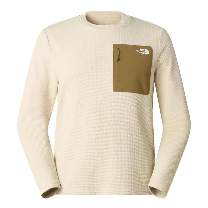 The North Face Men's Kecha Crew Sweatshirt, Desert Stone, S