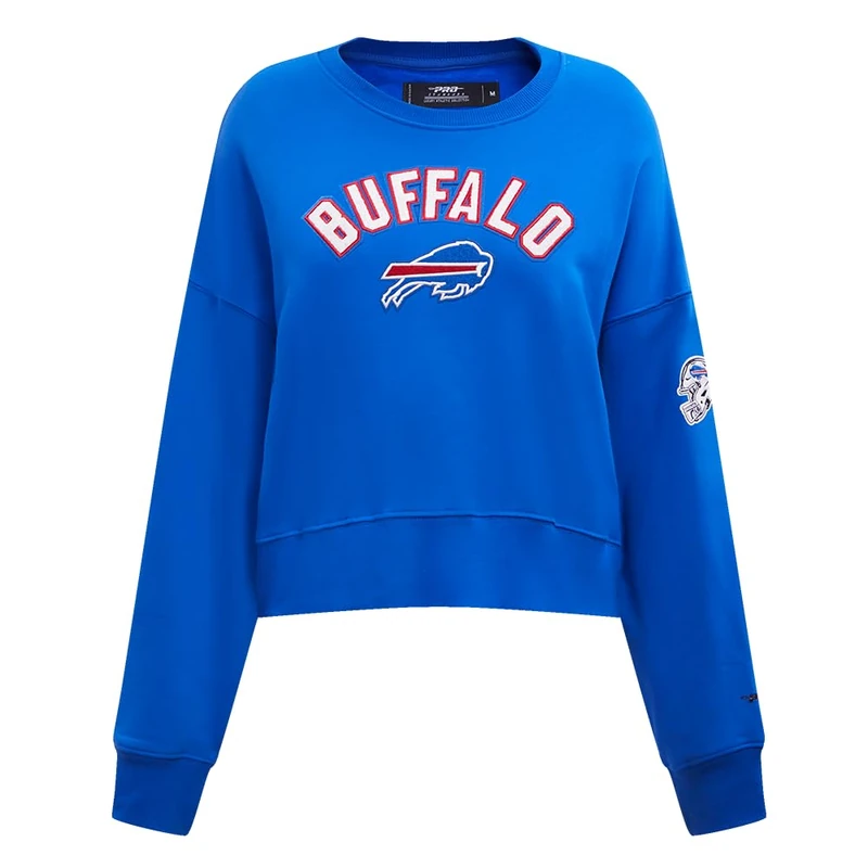 Pro Standard Womens NFL Los Angeles Rams Classic Chenille Crewneck Sweatshirt Royal Blue L