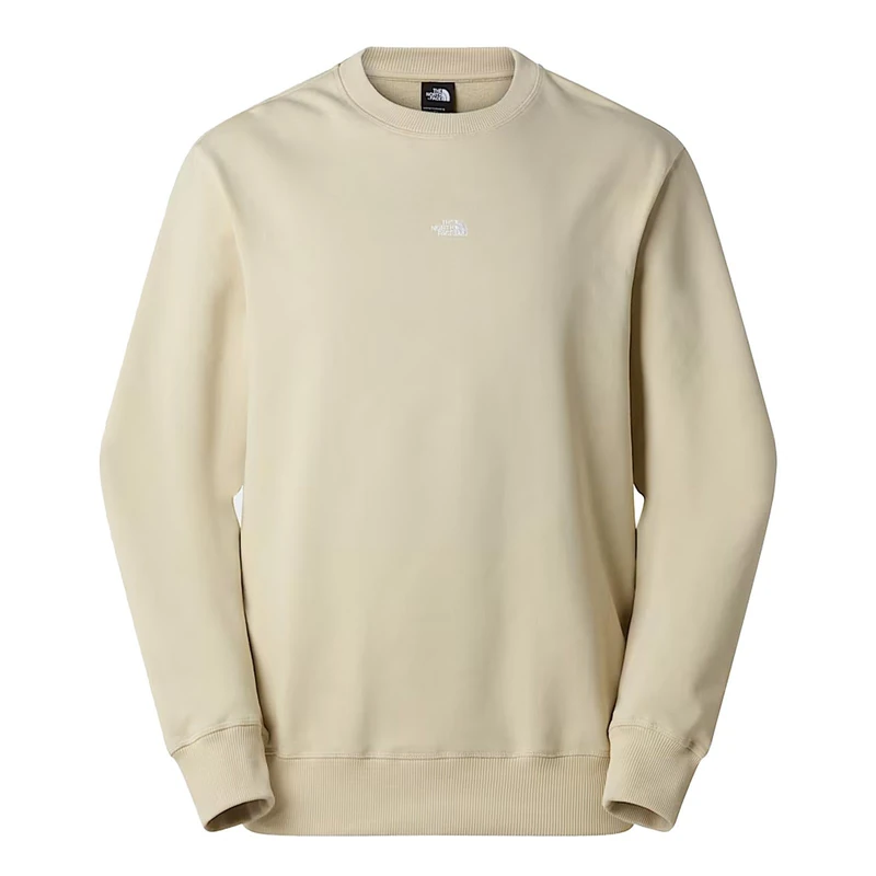 The North Face Unisex Essential Light Relaxed Crew Sweatshirt, Desert Stone, XL