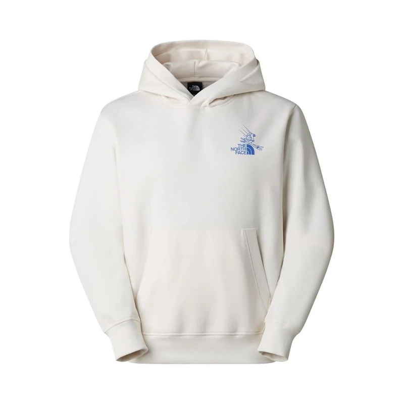 The North Face Unisex Mountain Celebration Relaxed-Gr Hoodie, White Dune, XXL