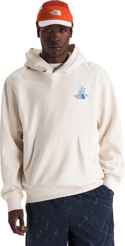 The North Face Unisex Mountain Celebration Relaxed-Gr Hoodie, White Dune, L