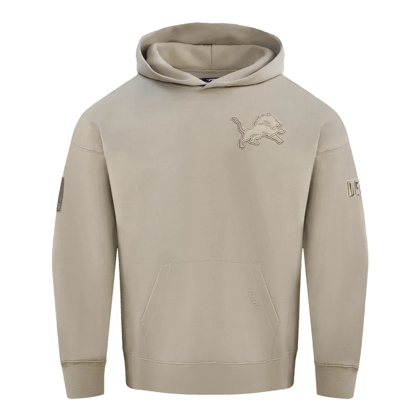 Pro Standard Mens NFL Las Vegas Raiders Neutral Pull Over Hoodie Taupe 2Xl