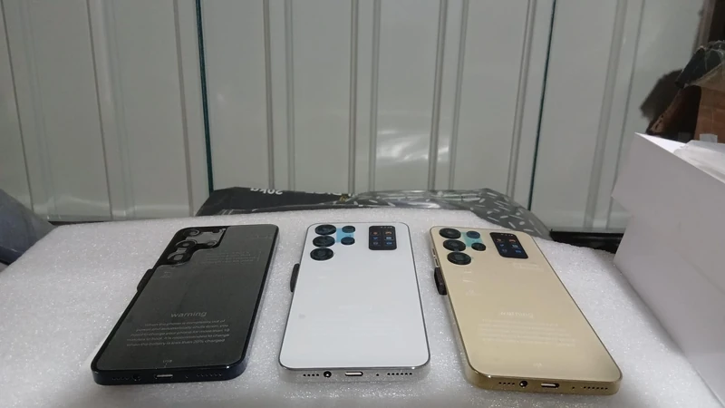 S25 Ultra 2GB+16GB Smartphone with External Pen – 6.53" HD+ Display, 3500mAh Battery – 3G Smartphone Screen Basic Expandable (Yellow)