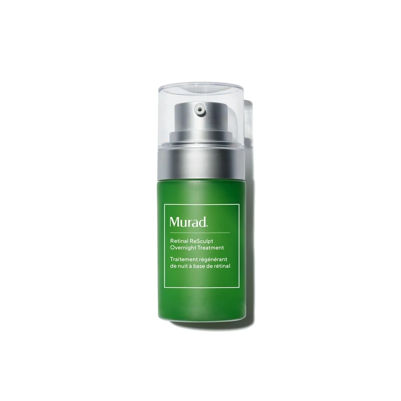 Murad Retinal ReSculpt Overnight Treatment - Advanced Face and Neck Serum with Encapsulated Retinal, Kangaroo Paw, Olive, & Oat Smooths Deep Wrinkles and Crepey Skin, & Lifts Sagging Skin - 0.5Fl Oz