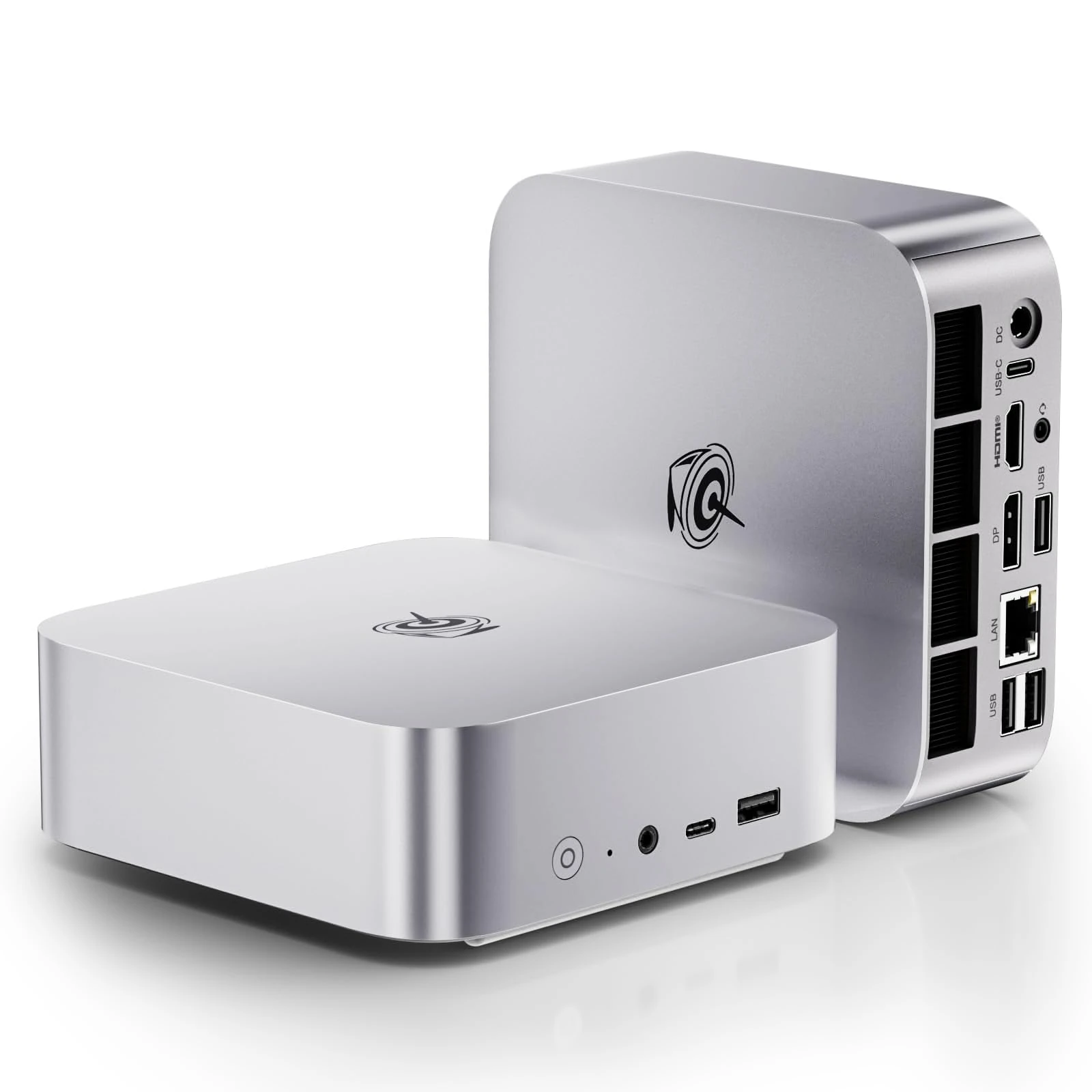 Beelink Mini PC SER8, AMD Ryzen 7 8845HS(8C/16T, up to 4.9GHz), 32GB DDR5 RAM 1TB M.2 PCIe4.0 SSD, 4K Triple Display, USB4, HDMI, DP, BT5.2, WiFi6, 2.5G LAN, Mini Gaming Computer Windows 11 Pro