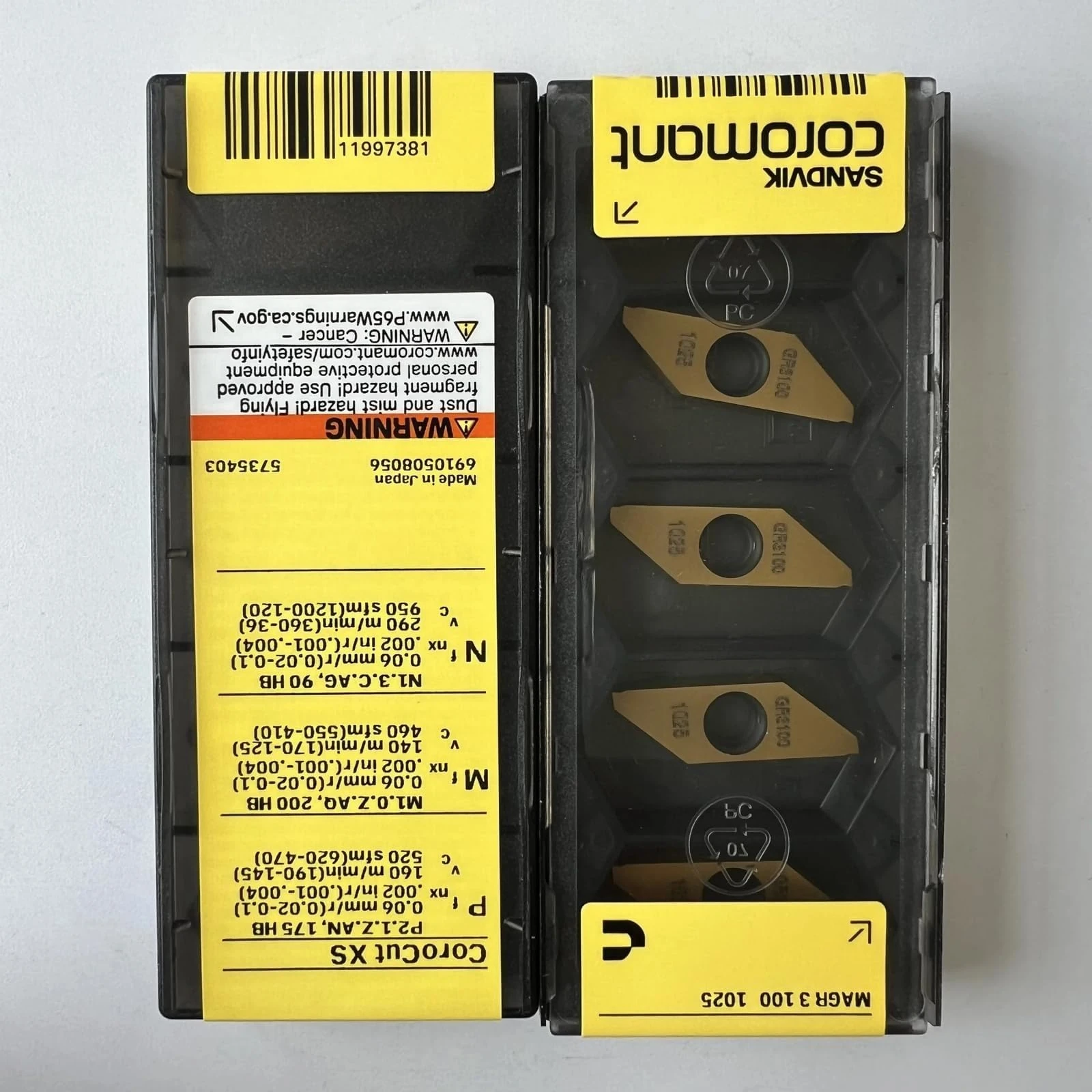 MAGR3100 1025 / CARBIDE CNC blade tool 10 Pcs