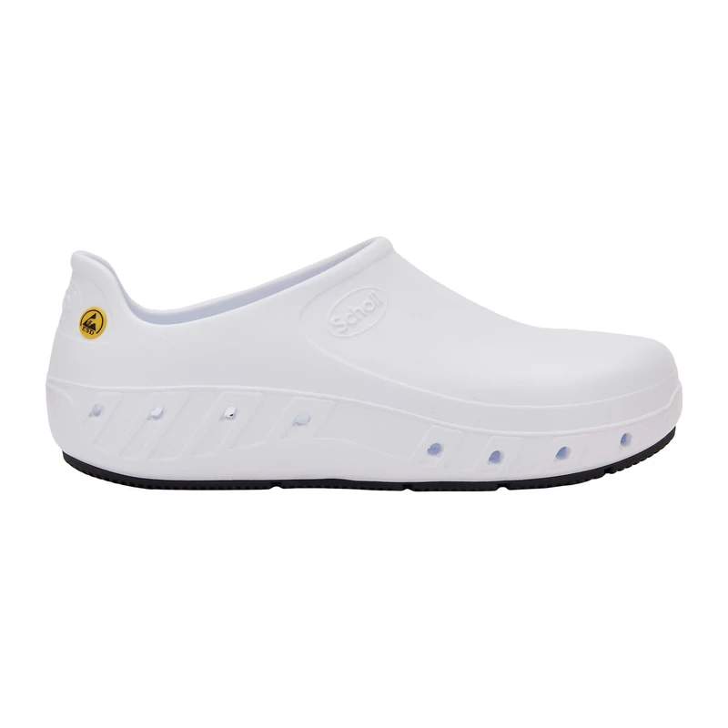 Scholl Ultragrip Shoe, Unisex Adult Healthcare Professional Shoes, UK 7 White - Image 1