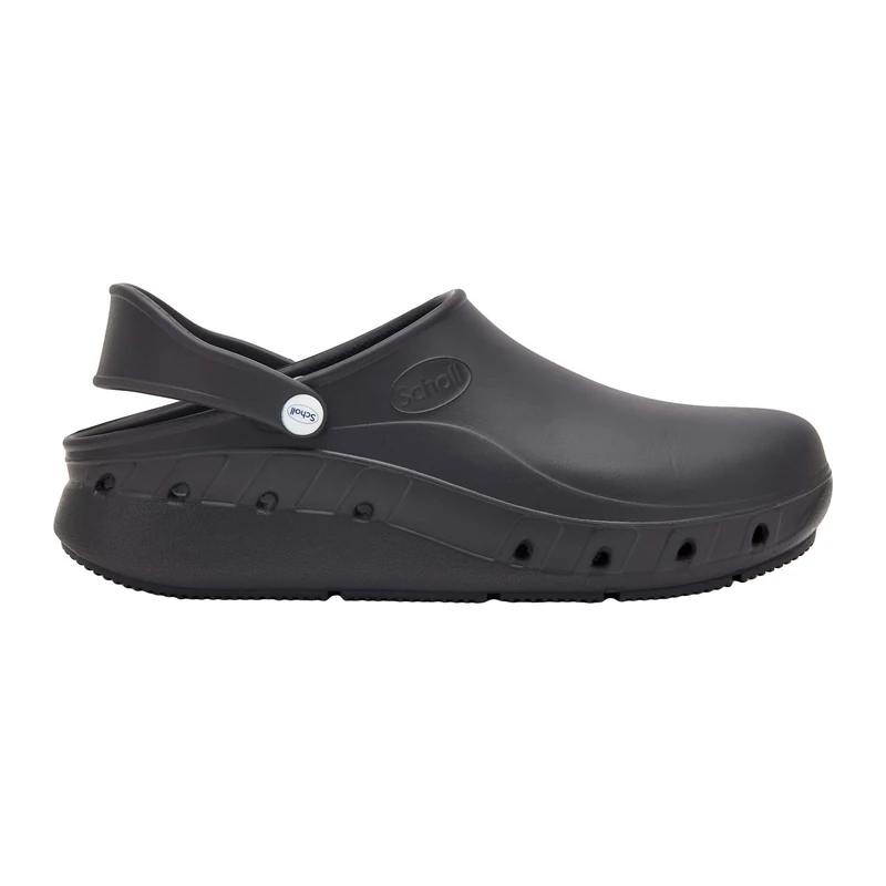 Scholl Unisex's Ultragrip Clog Medical Service Shoe, Black, 5 UK