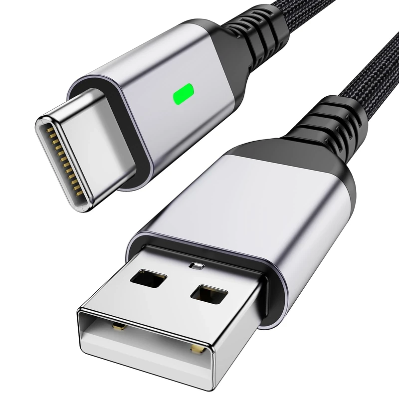 USB to USB C Cable 3FT/1M, Type C Charger 3A Fast Charging Phone Charger Type C for iPhone 16/15 Pro, Samsung Galaxy S24/S23/S22, Huawei, Google Pixel, iPad, Switch, PS5