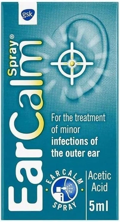 Ear Spray | Antibacterial and Anti-Inflammatory Treatment for Ear Infections | Soothing Relief for Itching, Irritation, and Discomfort | 5ml Spray Bottle