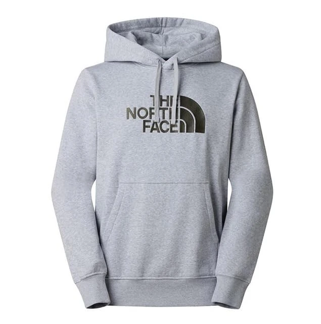 The North Face Men's Drew Peak Regular Hoodie, Tnflghtgryhtr/Newtaupegrn, L