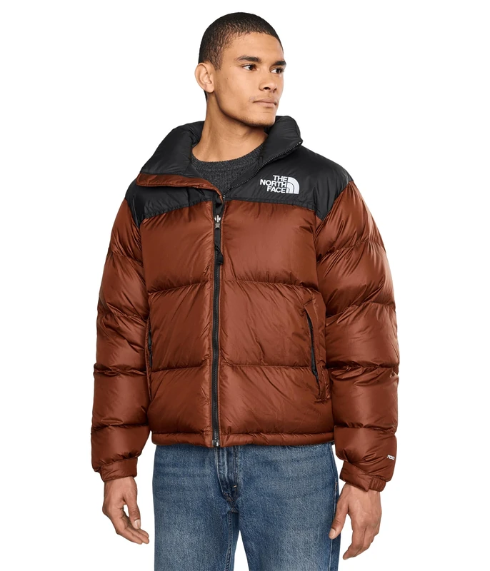 The North Face Men's 1996 Retro Nuptse Jacket, Ember Soil/Tnf Black, M