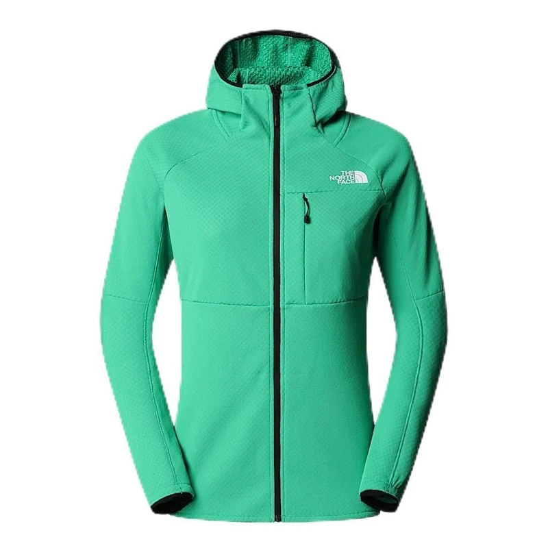 The North Face Women's Summit Futurefleece Fz Hoodie Jacket, Nebula Green, XL
