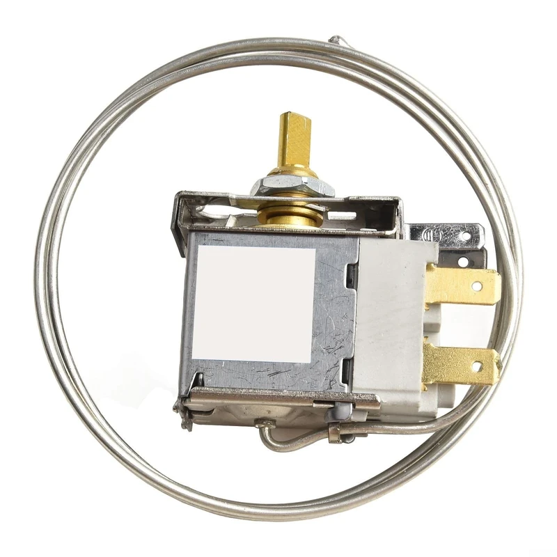 2 Pin Refrigerator Thermostat Switch with Nut for Enhanced Food Preservation