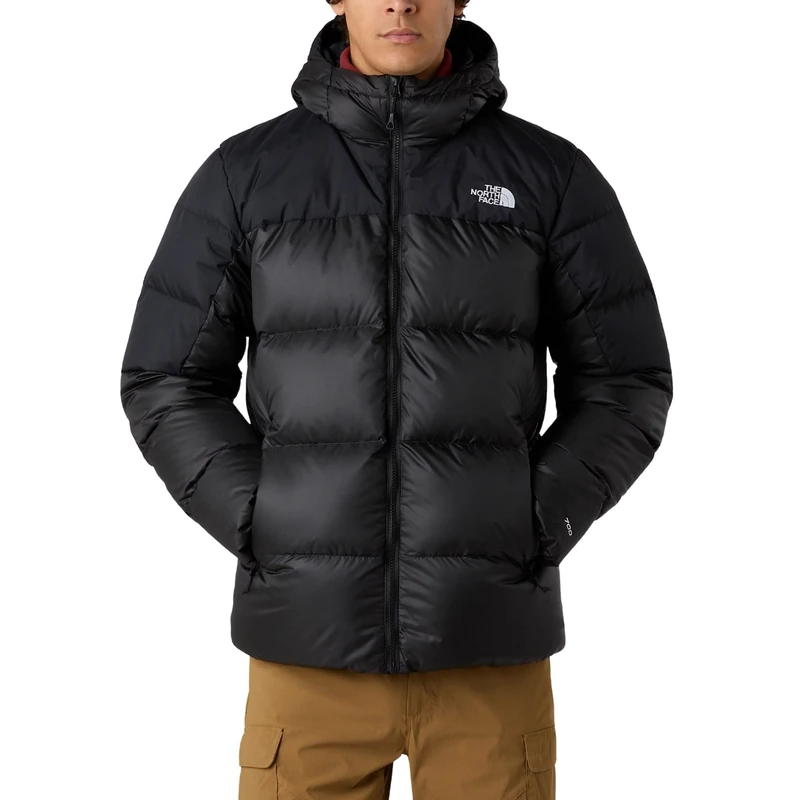 The North Face Men's Diablo Down 2.0 Hoodie Jacket, Tnf Black Heather/Tnf B, XXL