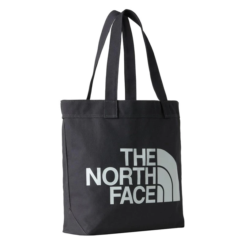 The North Face Unisex Cotton 17L Tote Bag, Asphalt Grey/Tnf White