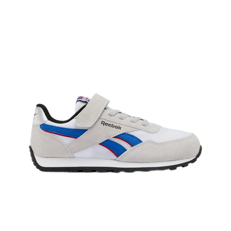 Reebok Glide Low Elastic & Top Strap Trainers, White/Vector Blue/Vectorred, 29 EU - Image 1