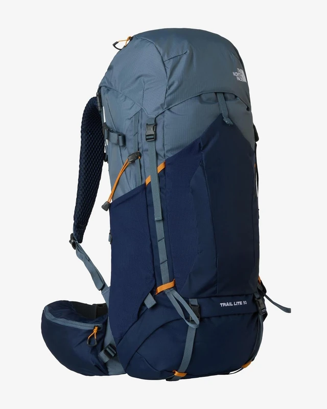 The North Face Unisex Trail Lite 50L Backpack, Granite Grey/Summit Nav