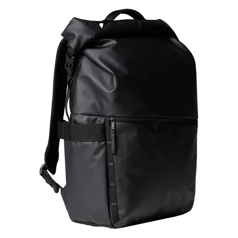 The North Face Unisex Base Camp Voyager Rolltop 25L Backpack, Tnf Black/Asphalt Grey