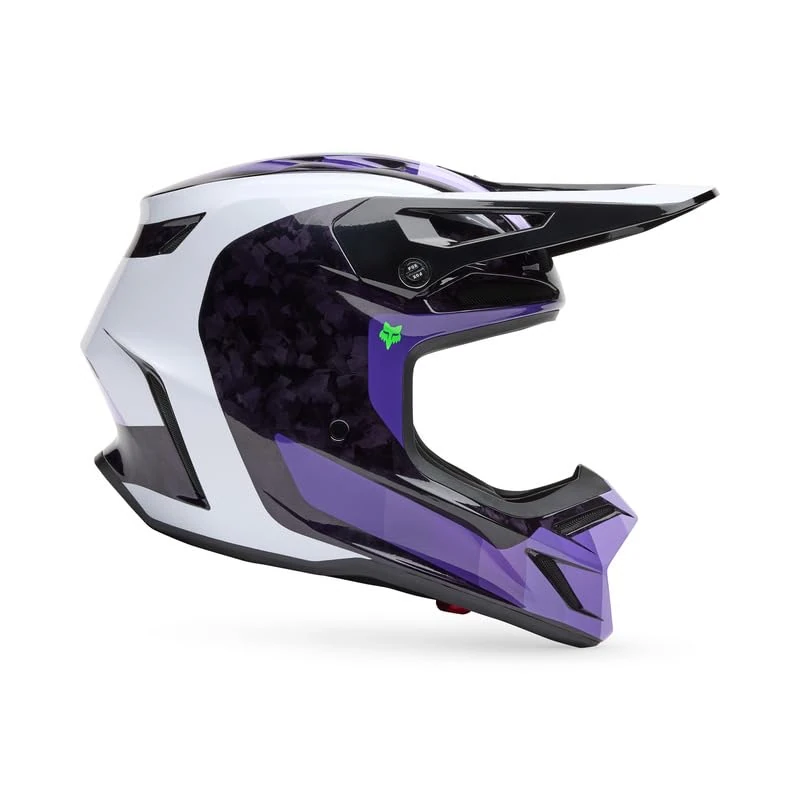 HELMET FOX V3 RS GRID BLACK/PURPLE S