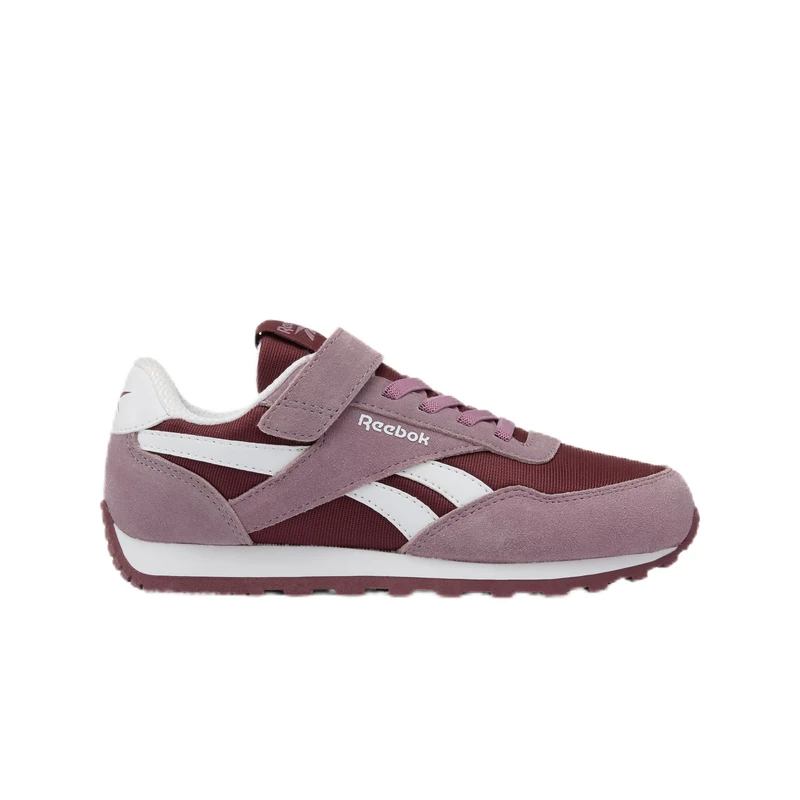 Reebok Glide Low Elastic & Top Strap Trainers, BERRYCHILL/BlackBerry/FTWRWHITE, 29 EU - Image 1