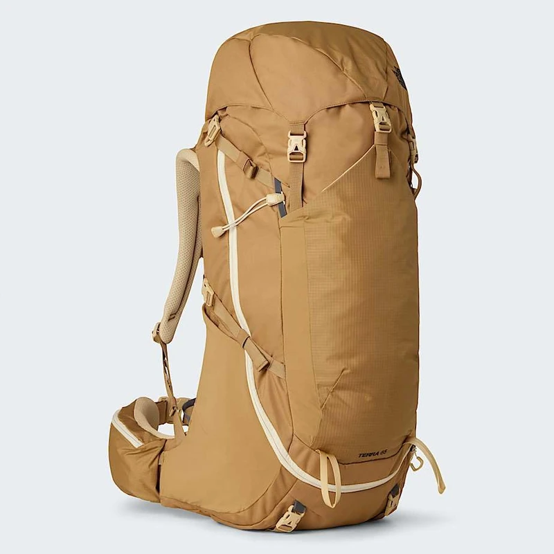 The North Face Unisex Terra 55L Backpack, Utility Brown/Khaki Stone