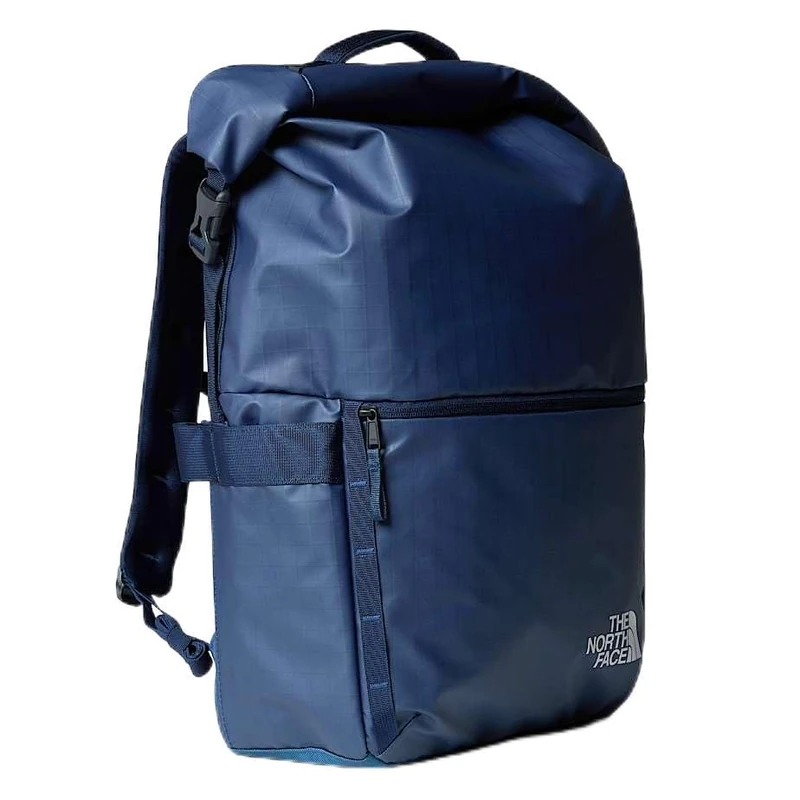 The North Face Unisex Base Camp Voyager Rolltop 25L Backpack, Shady Blue/Summit Navy