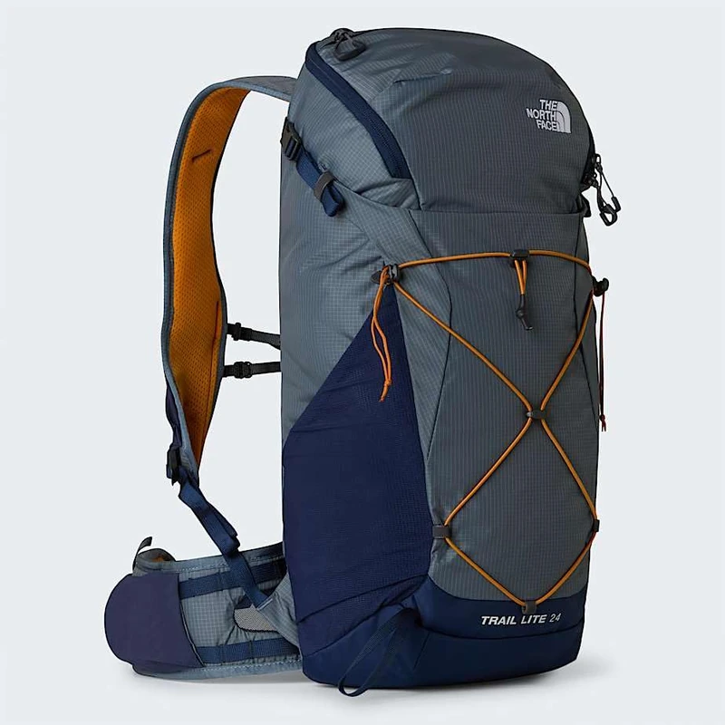 The North Face Unisex Trail Lite 24L Backpack, Granite Grey/Summit Nav