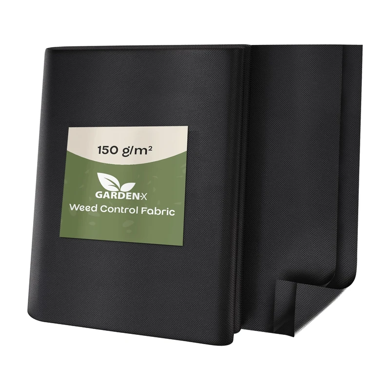 GARDENIX Garden Fleece Weed Control Fabric - 3.2 x 10 m Black