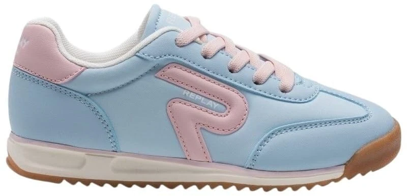 Replay Girl's Gbs98 Sneaker, 2648 Lt Blue Pink, 3 UK - Image 1