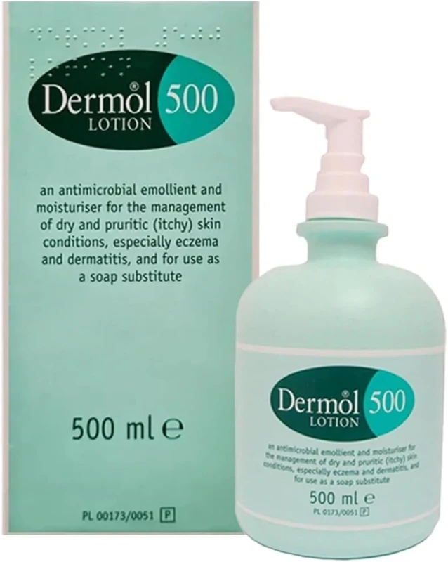Moisturising Soap Substitute for Dry and Itchy Skin, Eczema and Dermatitis 500 Lotion, 500ml