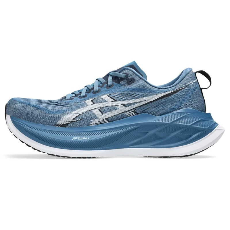 ASICS Unisex Adult SUPERBLAST Running Shoes, Winter Sea/White, 13 Wide Women/13 Men
