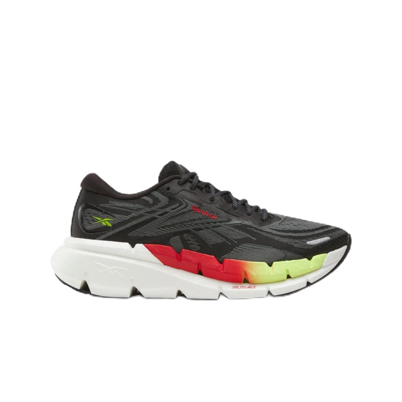 Reebok Men's Floatzig Double Trainers, Black/Red, 40 EU