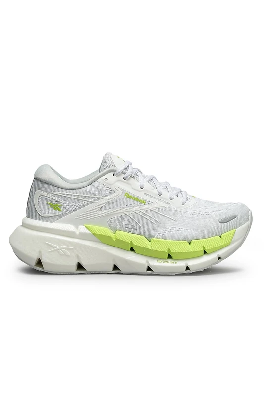 Reebok Women's Floatzig Double Trainers, Grey/White/Digital Lime, 40 EU