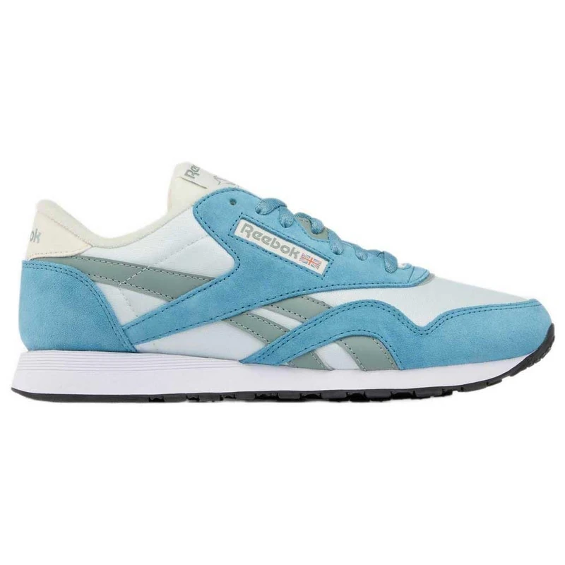 Reebok Unisex Classic Nylon Trainers, Warped Blue/lightfog/Pearl Grey, 43 EU